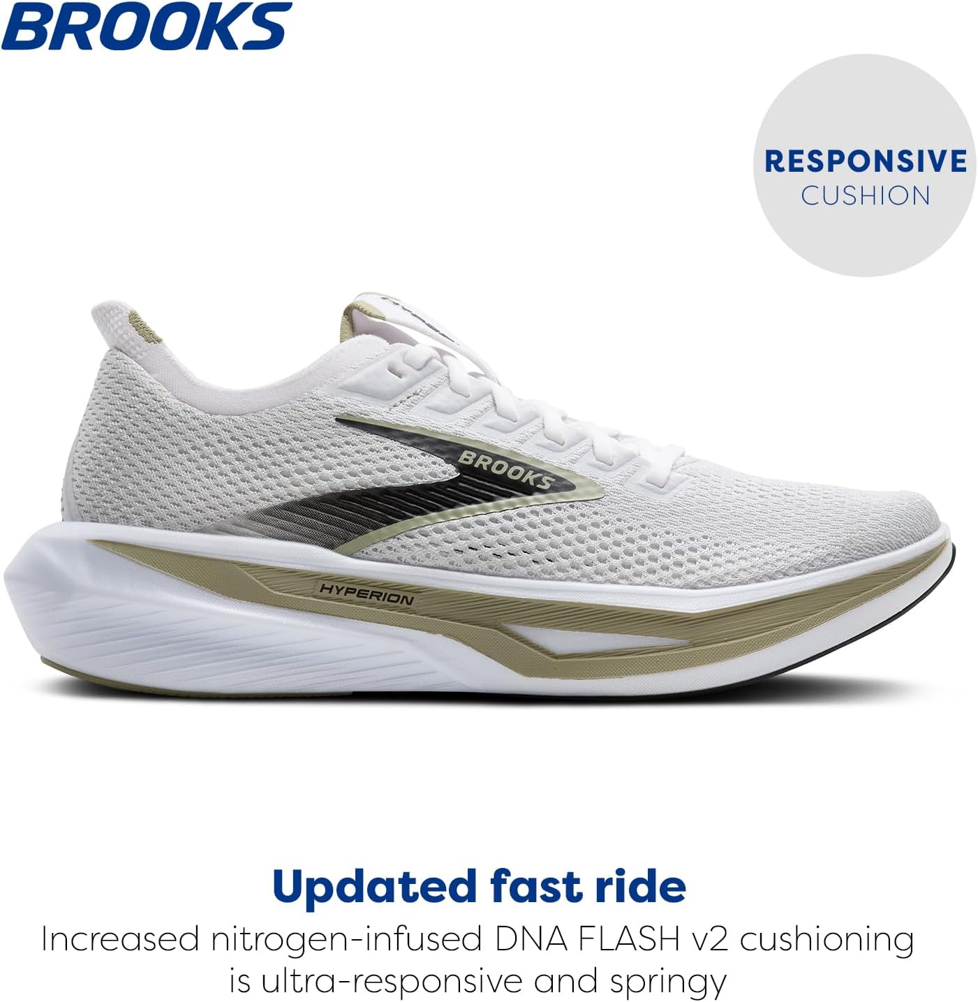 Мужские кроссовки для бега Brooks Hyperion 3 Neutral, черный — фото 2