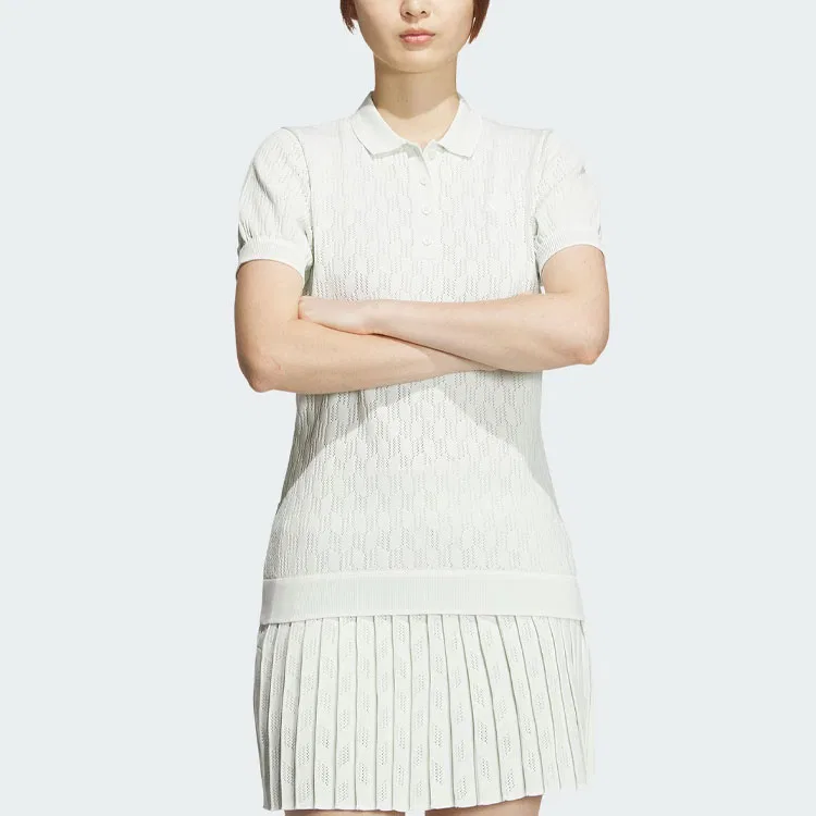 Поло Adidas Primeknit Short Sleeve Women's Light Green — фото 3