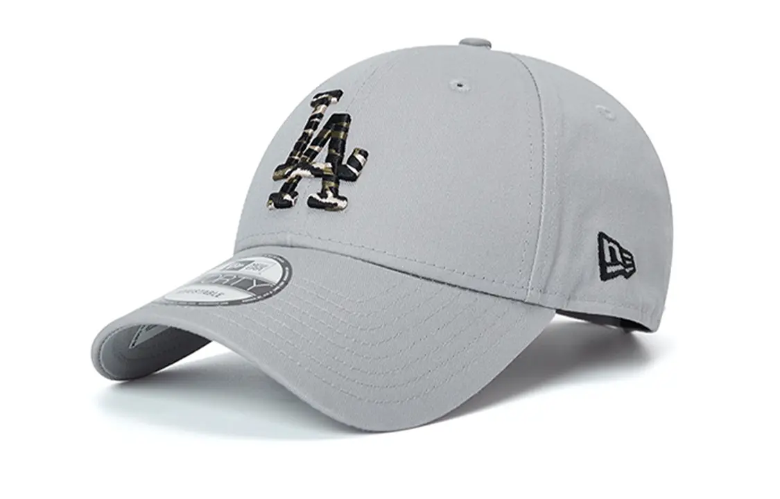 

New Era Кепка LA Dodgers камуфляжная серая, Gray