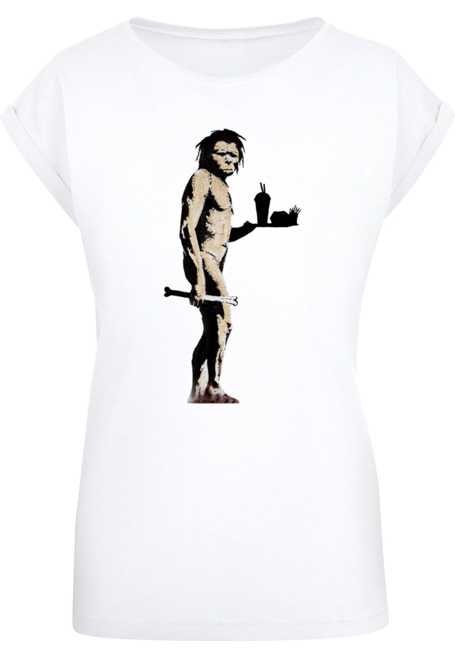

Рубашка Merchcode Brandalised - Fast Food Apeman, белый