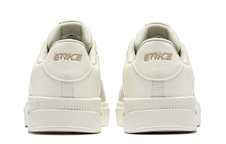 Кроссовки ERKE Skateboarding Shoes Men Low-top Microcrystalline White Gray, белый — фото 4