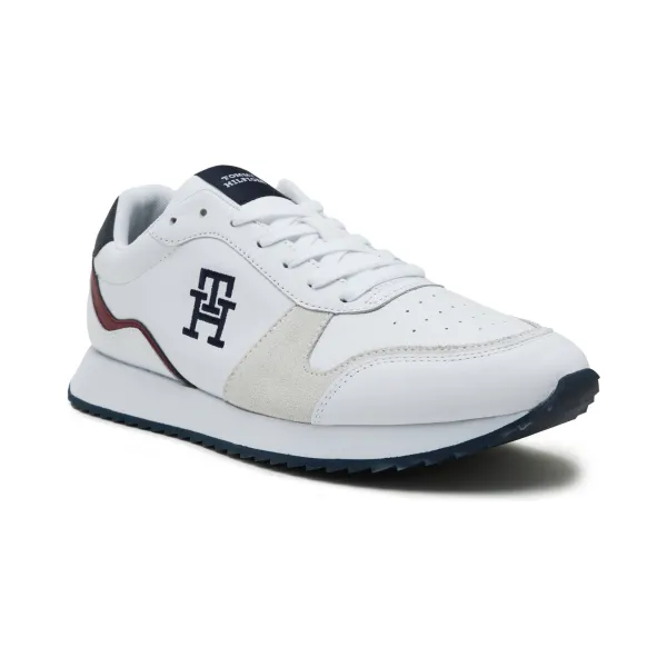 

Кожаные кроссовки Tommy Hilfiger, белый