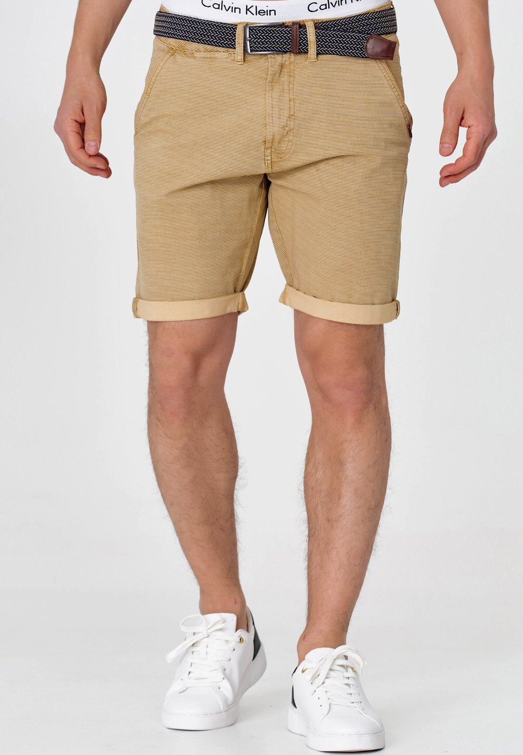 

Шорты CAEDMON INDICODE JEANS, бежевый