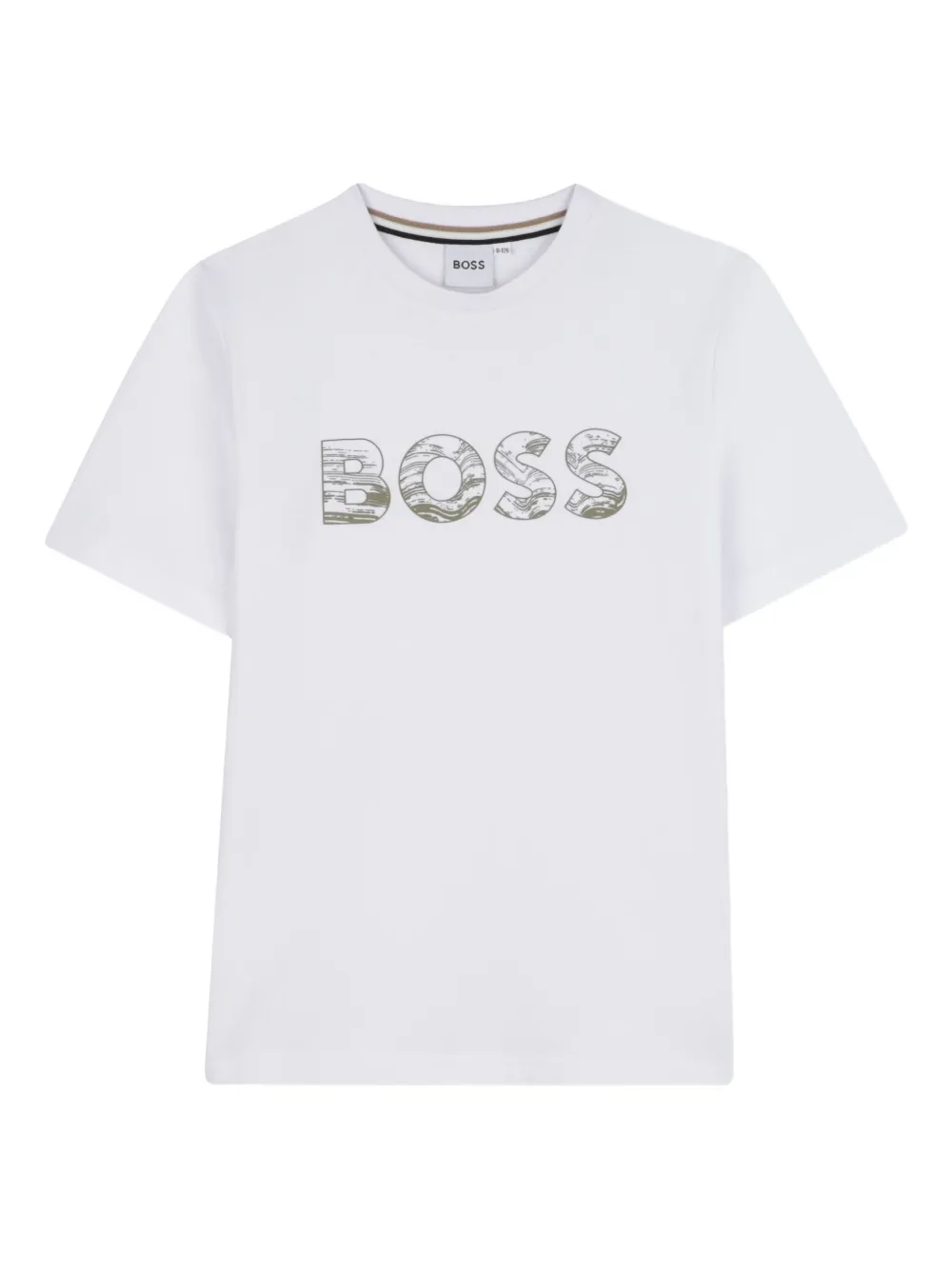 

Футболка с логотипом BOSS Kidswear, белый