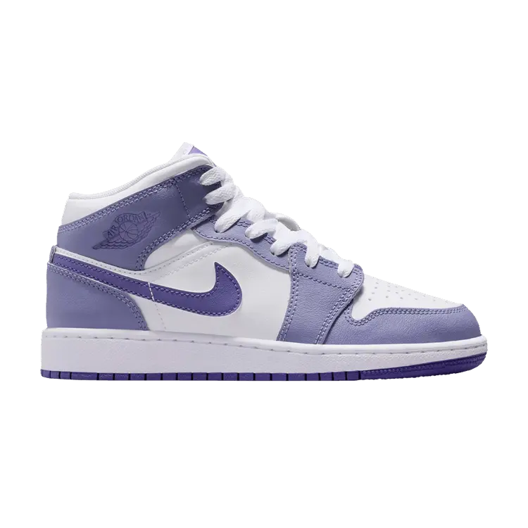 

Кроссовки Air Jordan Air Jordan 1 Mid GS 'Dusty Amethyst', фиолетовый