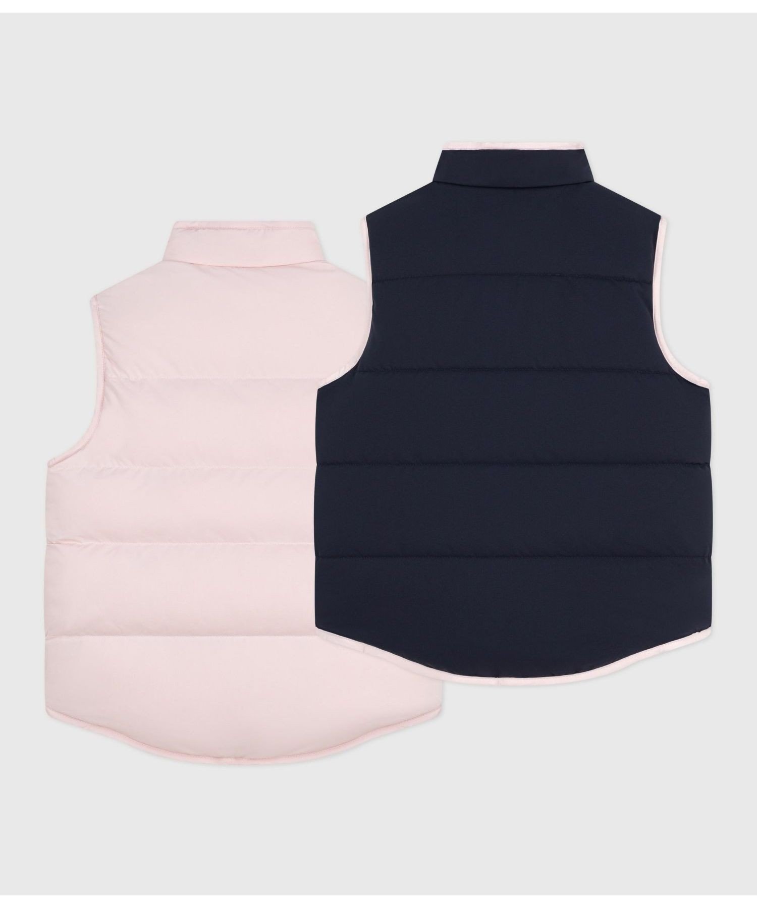 Двусторонний жилет Petit Bateau, Light pink/navy — фото 2