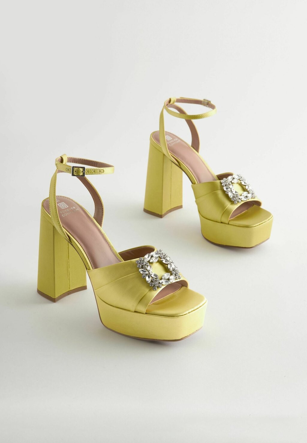 Босоножки на высоком каблуке FOREVER JEWEL, REGULAR FIT Next, зеленый — фото 3