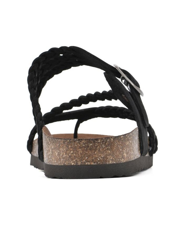 Женские сандалии Hayleigh на стельке White Mountain, цвет Black, Nubuck — фото 3