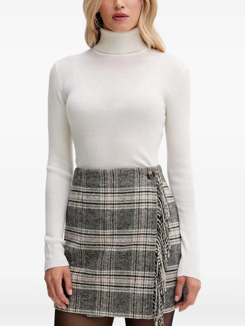 

Свитер с воротником-гольф Kalis Joop!, белый