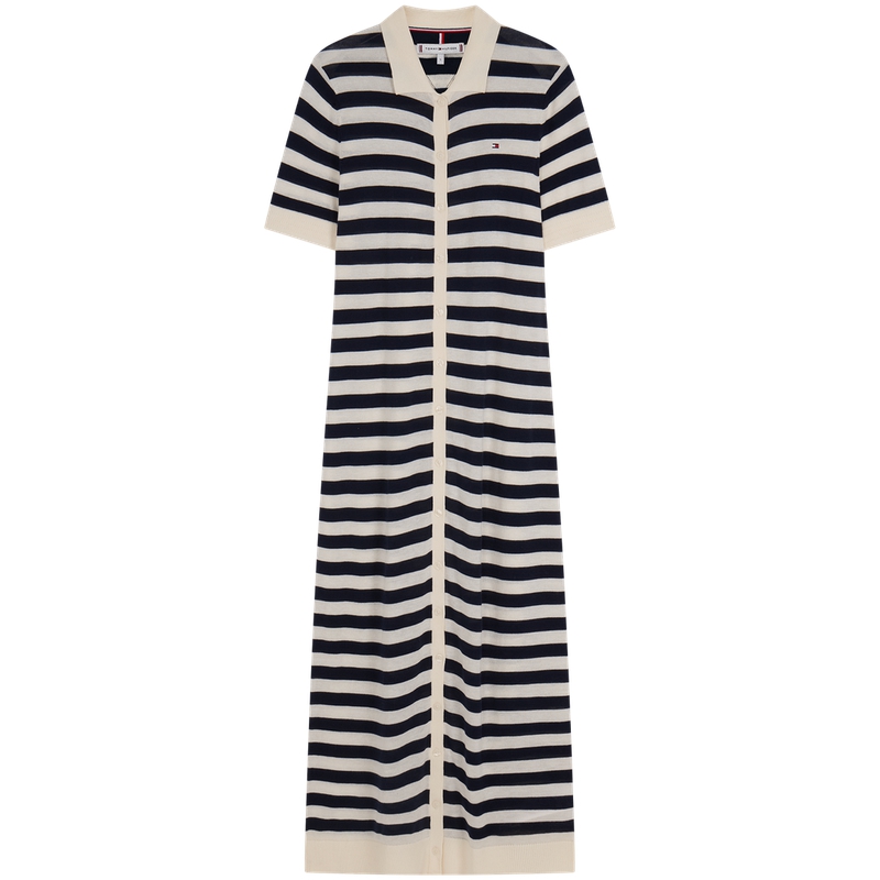 

Женское платье с коротким рукавом Tommy Hilfiger, бежевый