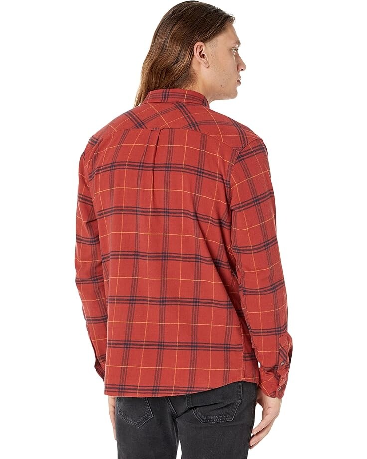 

Рубашка Rip Curl Checked In Flannel Shirt, красный