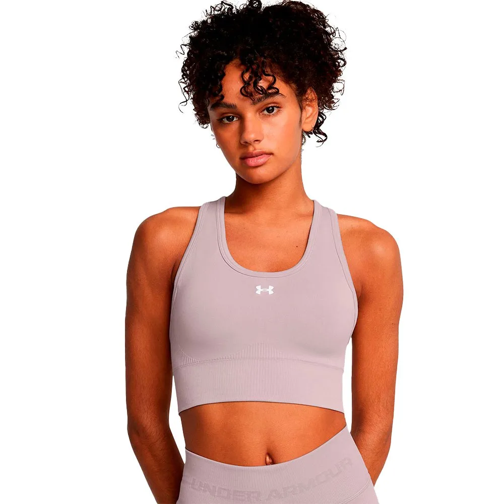 

Спортивный топ Under Armour Vanish seamless medium support, серый