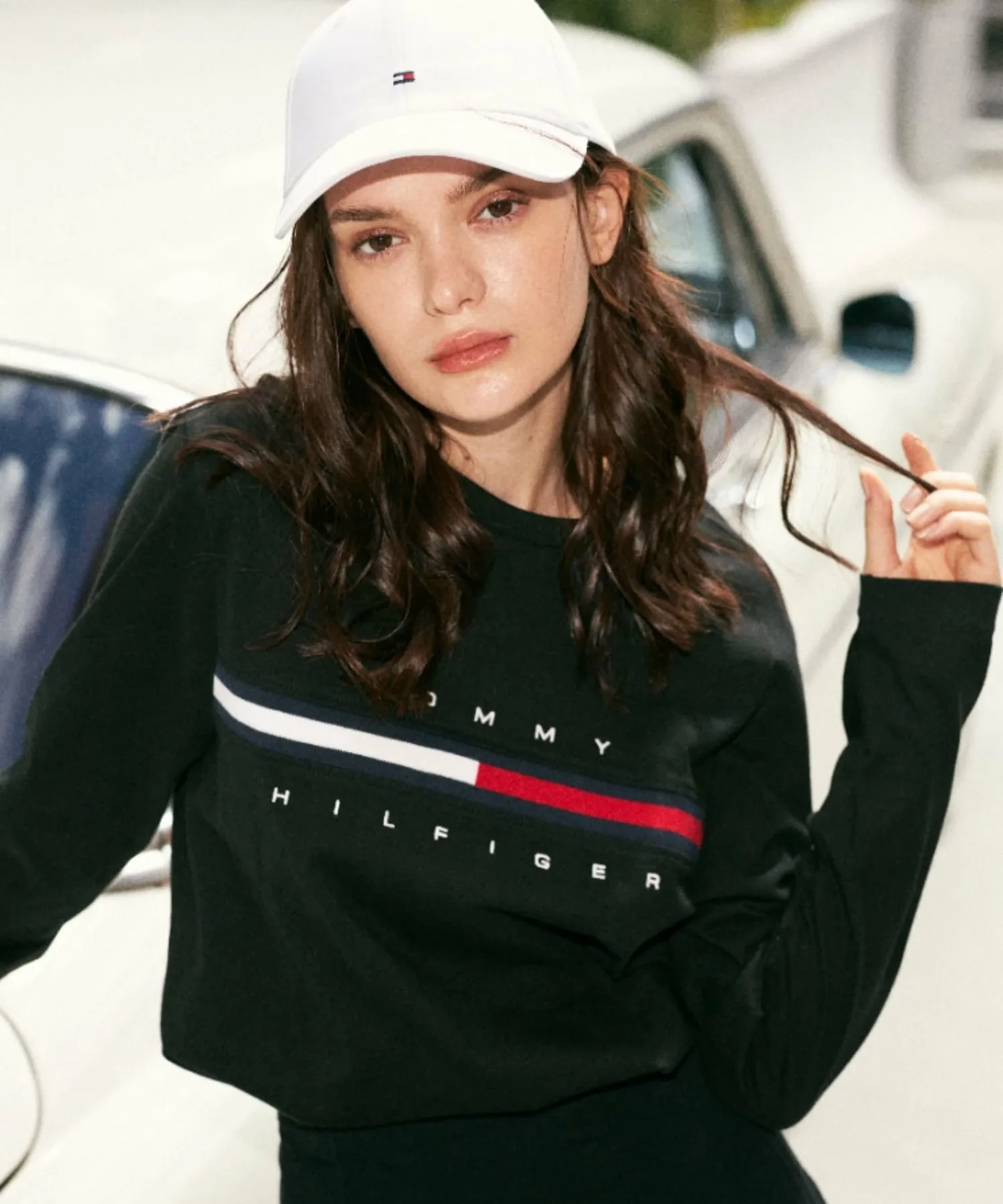Футболка с длинными рукавами с логотипом TOMMY HILFIGER / TINO TEE, Black BDS