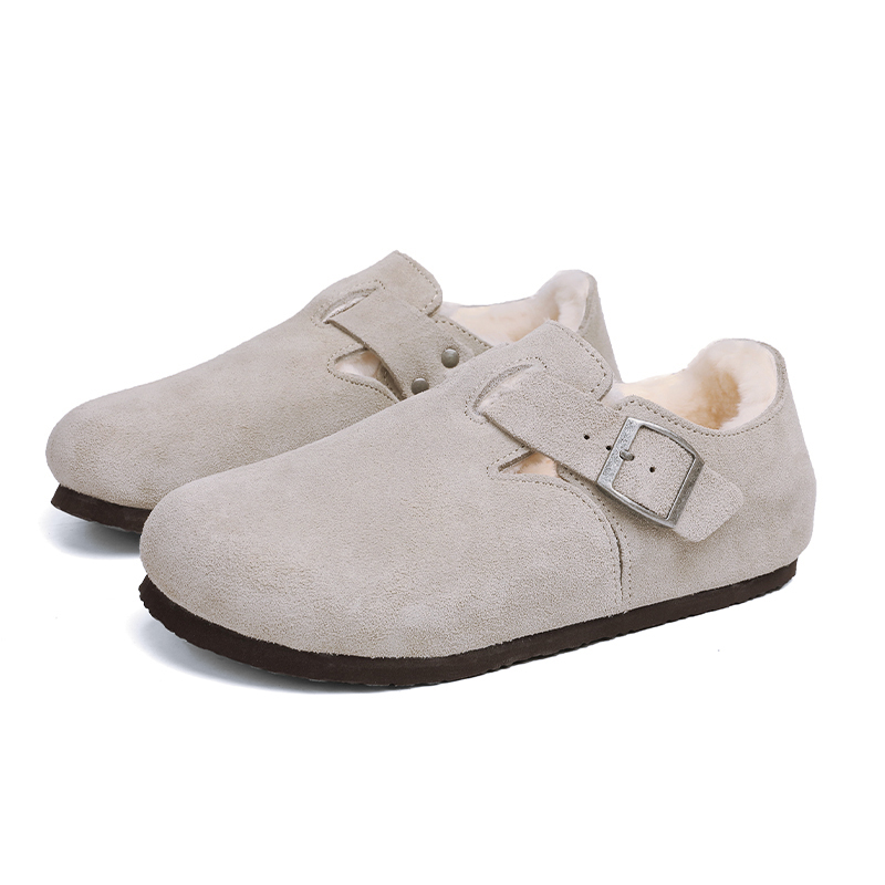 ASFVLT SNEAKERS Повседневные тапочки на одну ногу - [с флисовой подкладкой] желто-коричневые, цвет [Fleece-Lined]Yellow Brown — фото 2