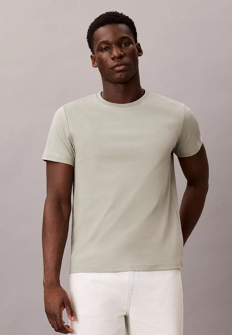 Футболка, монограмма, Calvin Klein Jeans, цвет Shadow