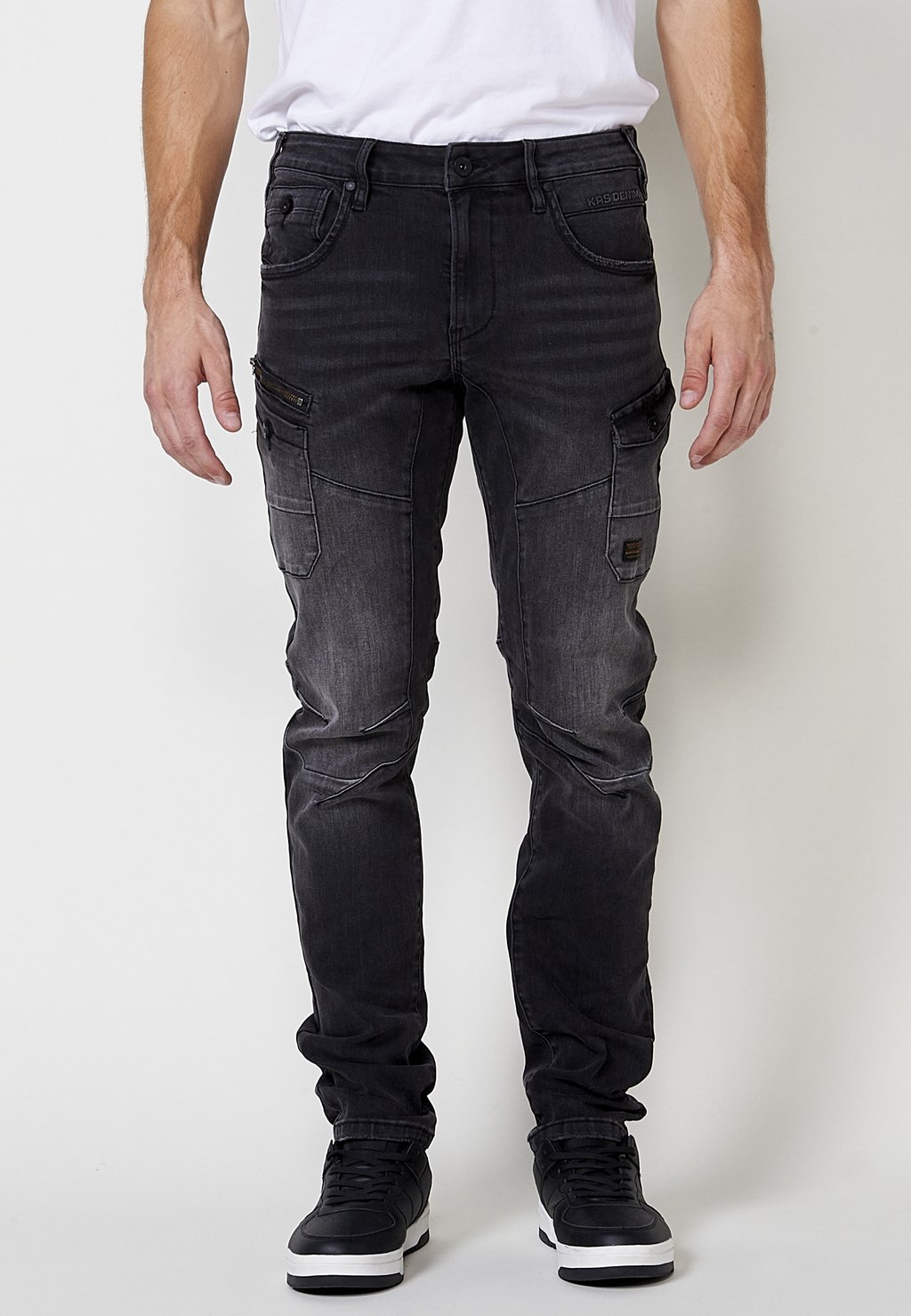 

Джинсы прямого кроя WORKWEAR Koroshi, черный