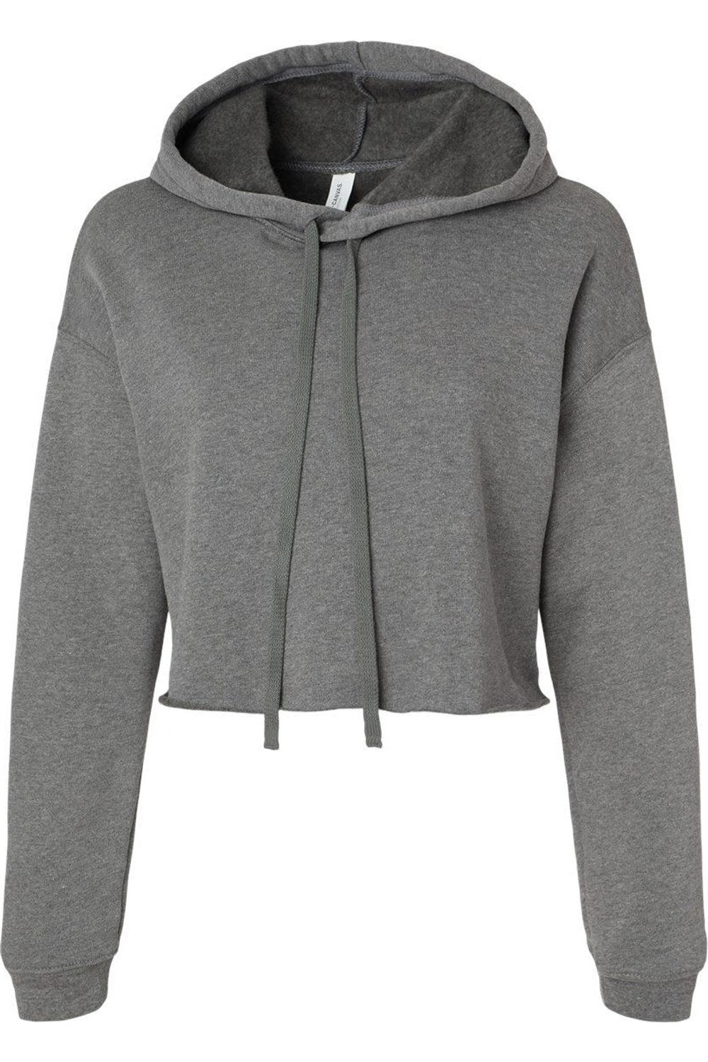 

Женская укороченная флисовая толстовка BELLA + CANVAS, цвет deep heather