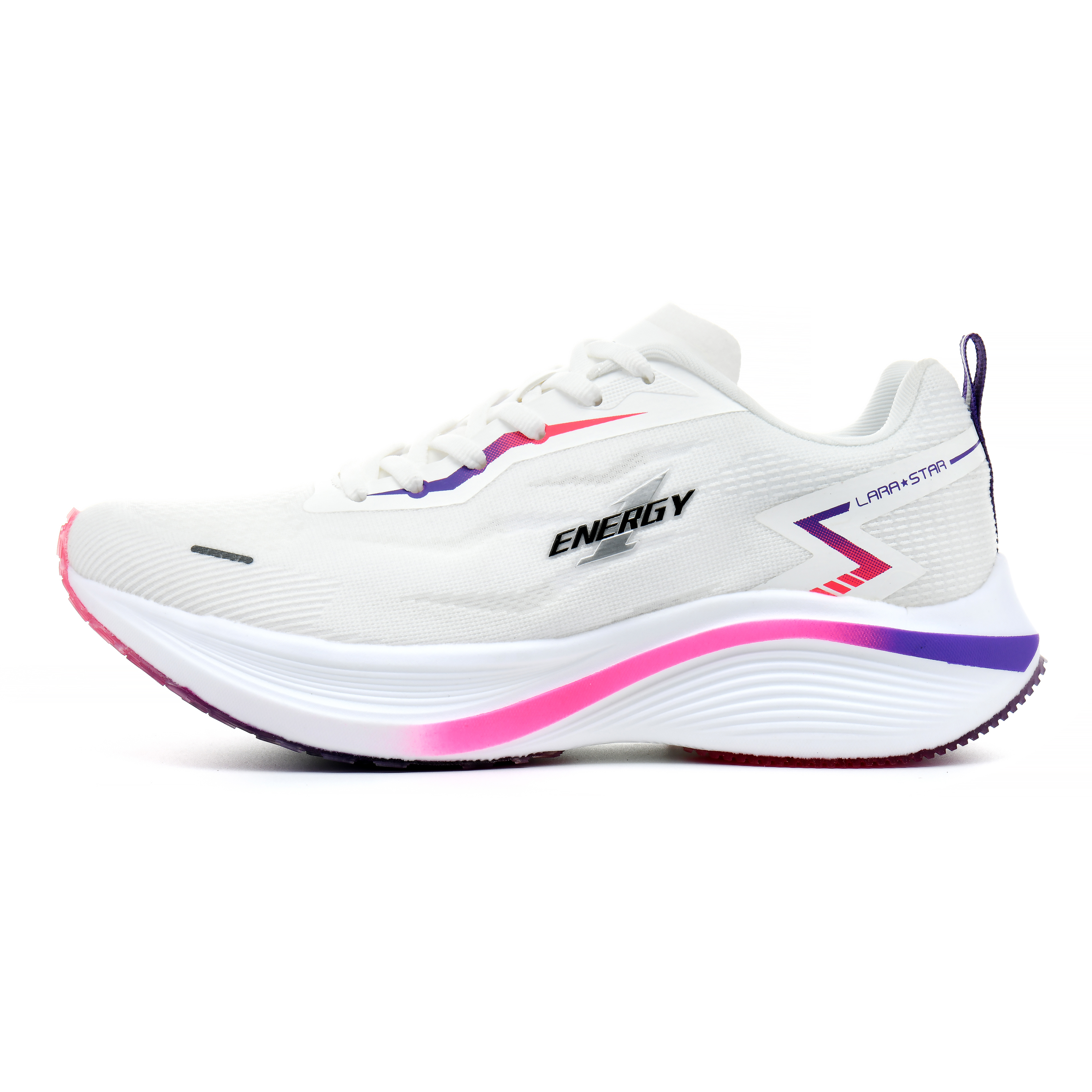 

Кроссовки для бега Energy Generation Low top Unisex LARA STAR, светло-фиолетовый белый[consider 1 size up][super-светло-/cushioning/breathable]