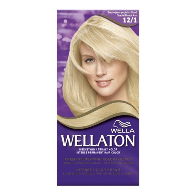 

Тон краска для волос Wella, цвет 12/1 very light ash blonde