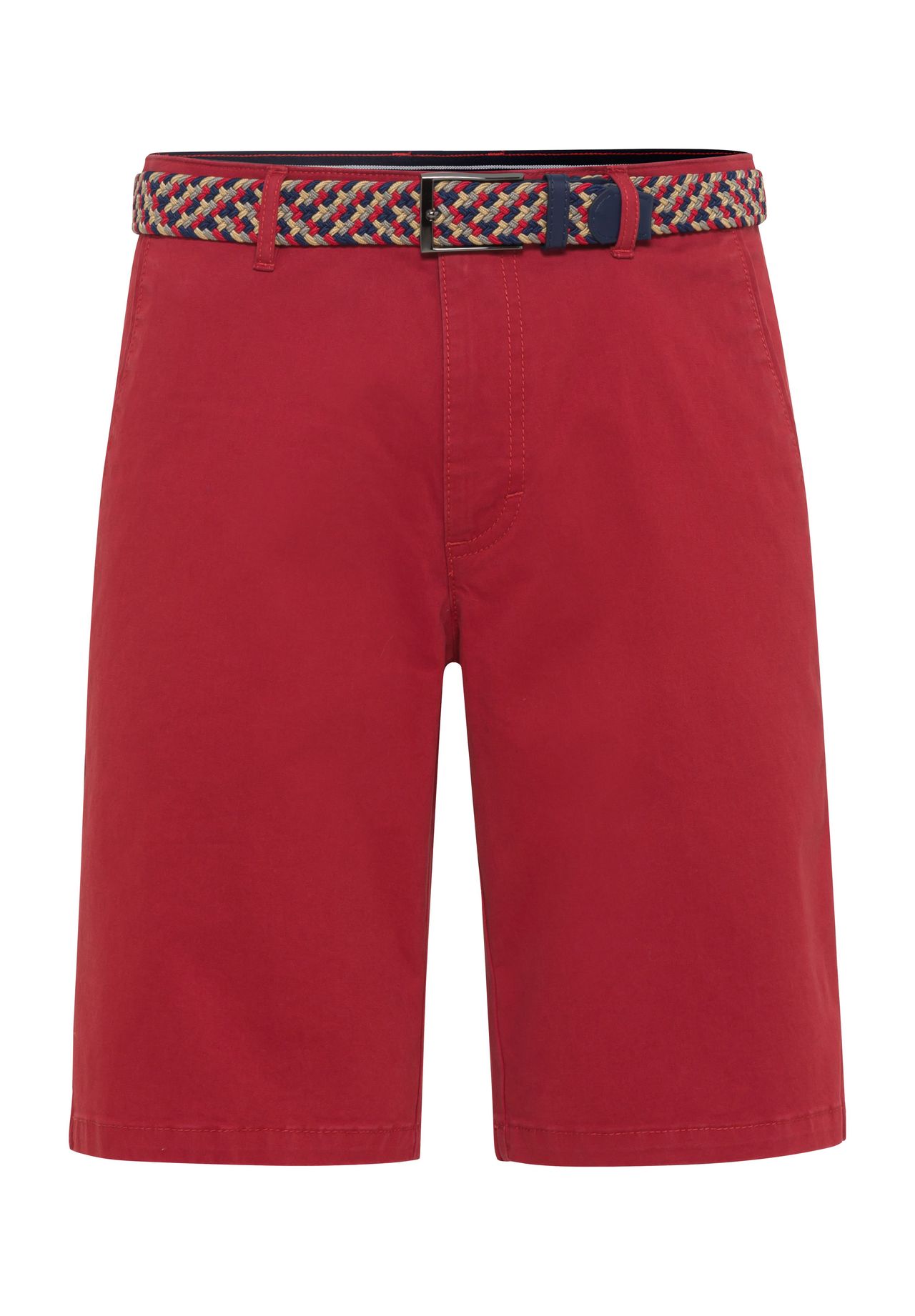 

Chino Bermuda, диагональные карманы, пояс, мужские DUNMORE, цвет 1400 Rot