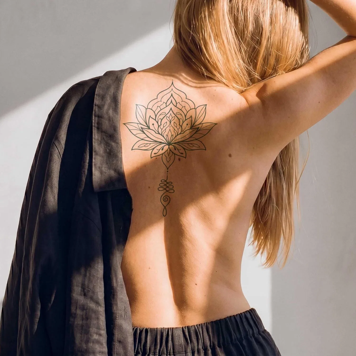 Временная татуировка «Большая мандала лотоса» от Inkster Tattoo Inkster, Großes Lotus Mandala