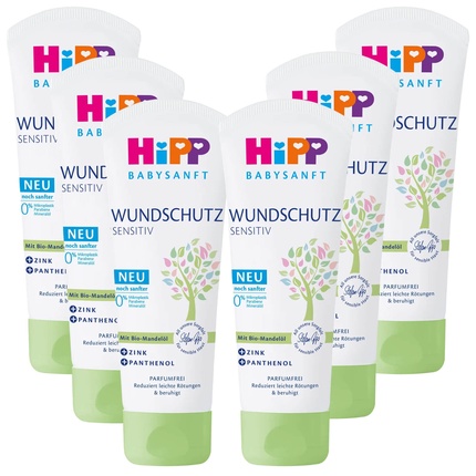 

Pflegende Wundschutz Creme Sensitiv Babysanft Пантенол Цинк 75 мл Hipp