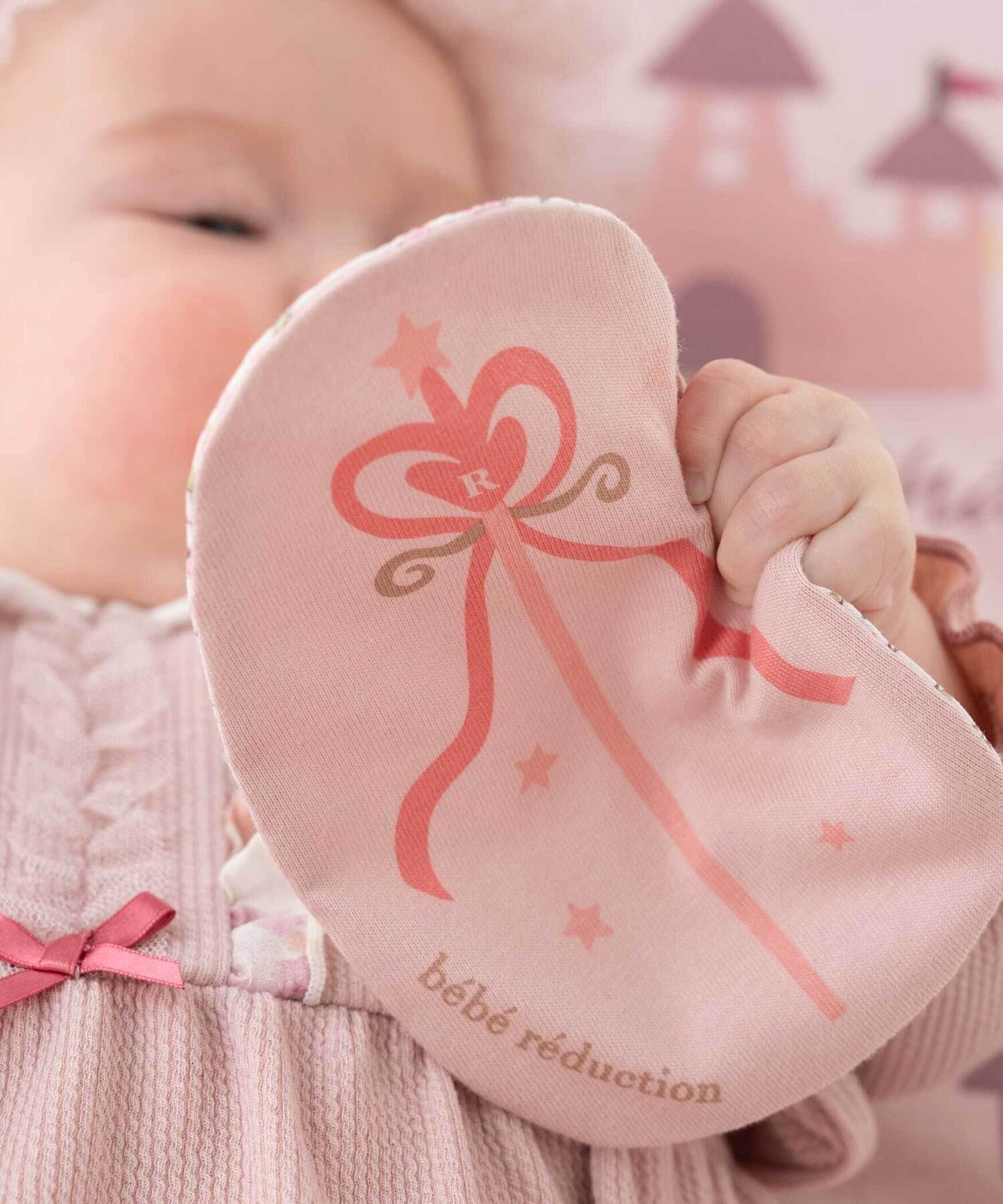 Пеленка и комплект из хлопчатобумажной ткани с принтом из сказки Fillot De Bebe Reduction, Pink