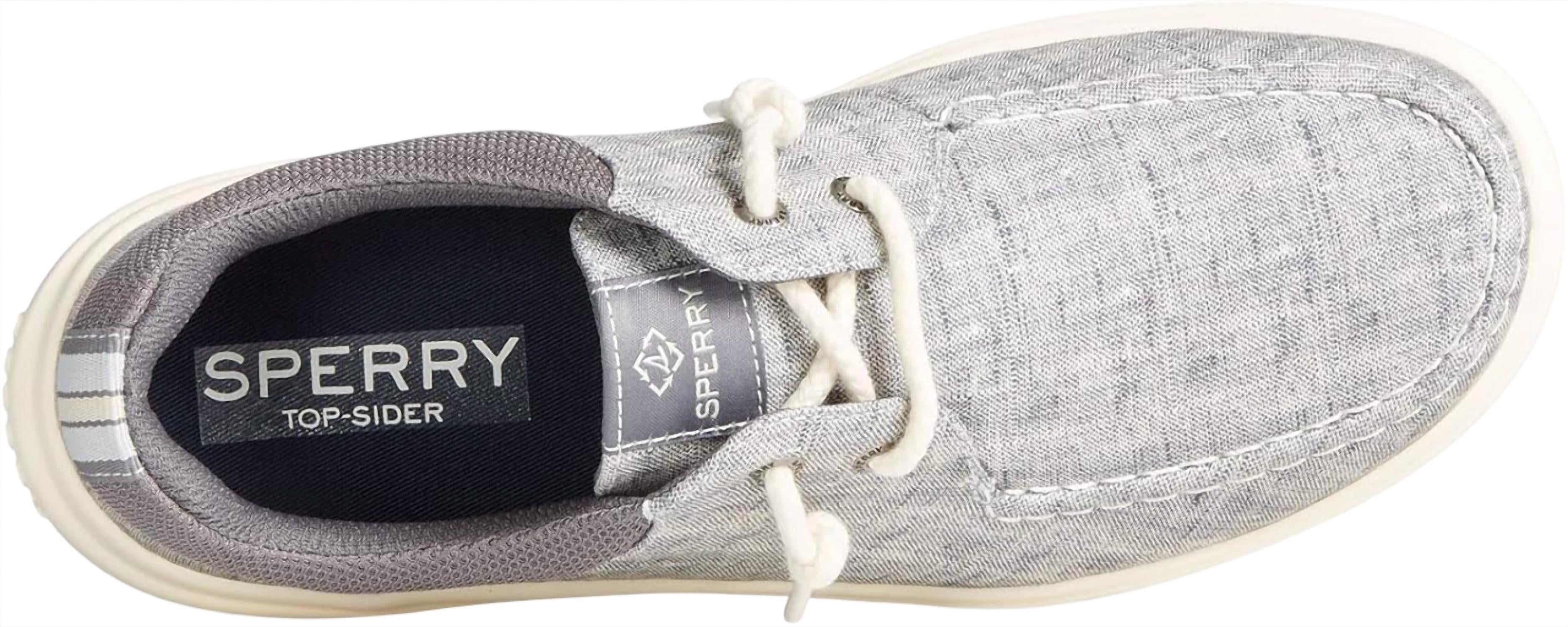 Женские туфли Captain's Moc Boat Shoe серого цвета Sperry — фото 4