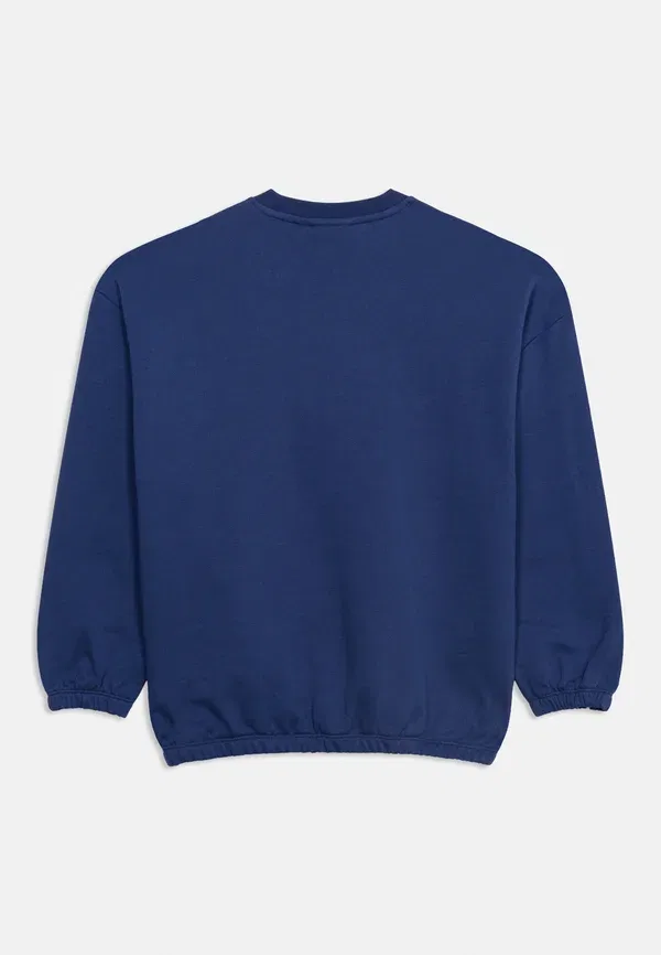 Толстовка Minibabies panel sweatshirt Mini Rodini, синий — фото 2