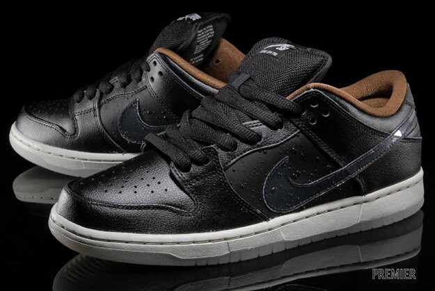 Кроссовки Nike Dunk Low Premium SB Qs 'Black Rain', черный — фото 3