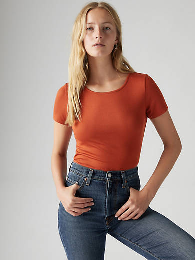

Футболка Dreamy с коротким рукавом Levi's, цвет Picante - Red