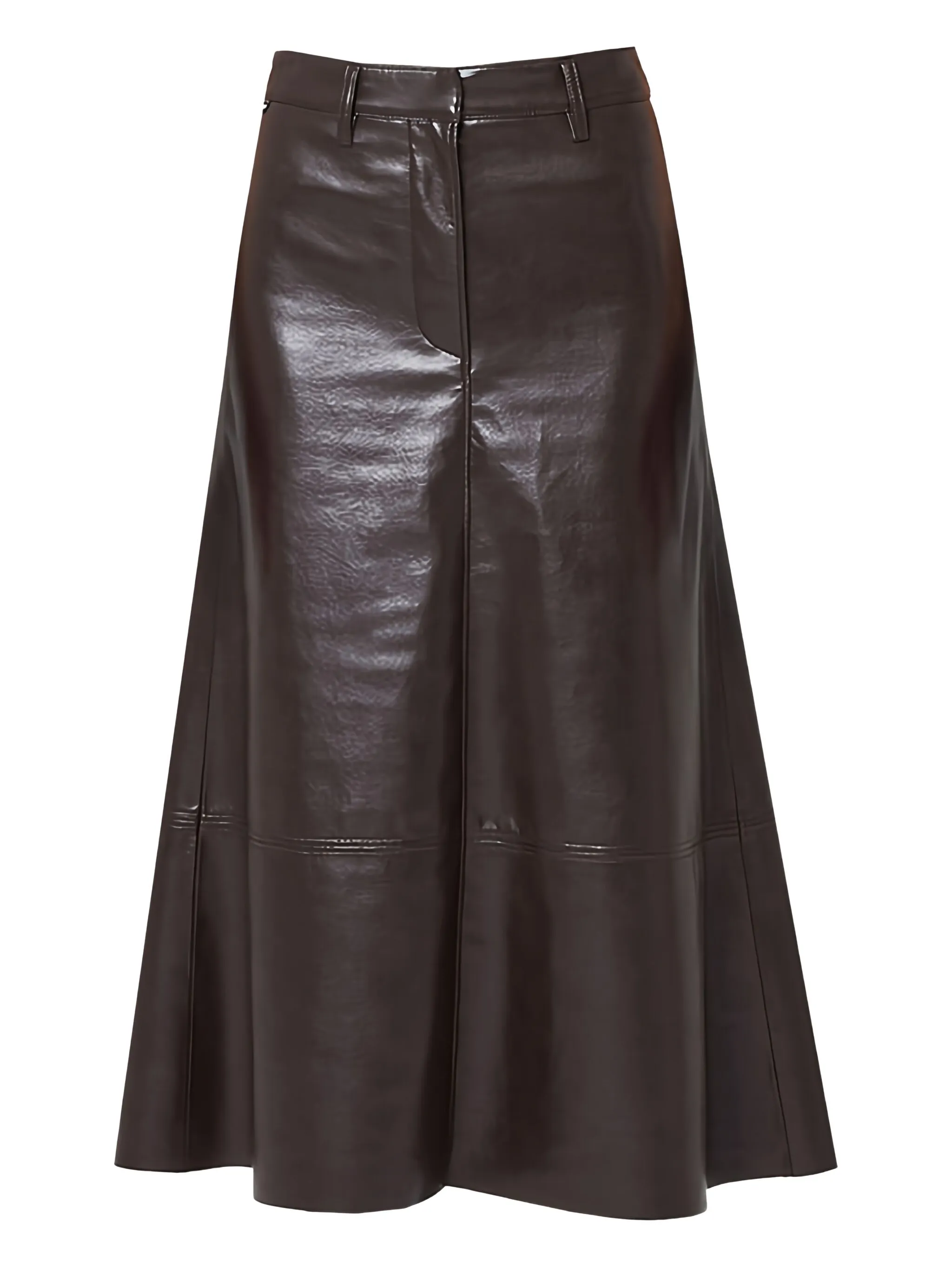 

Юбка миди из кожи кассии Citizens Of Humanity, коричневый