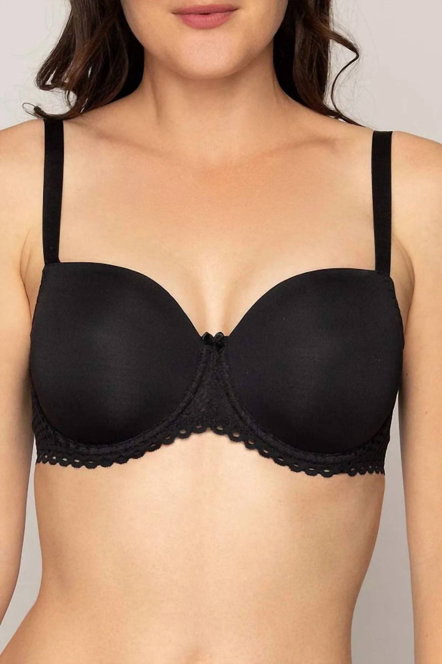 

Черный бюстгальтер Coque Light Fit Antigel Boudoir de Filles
