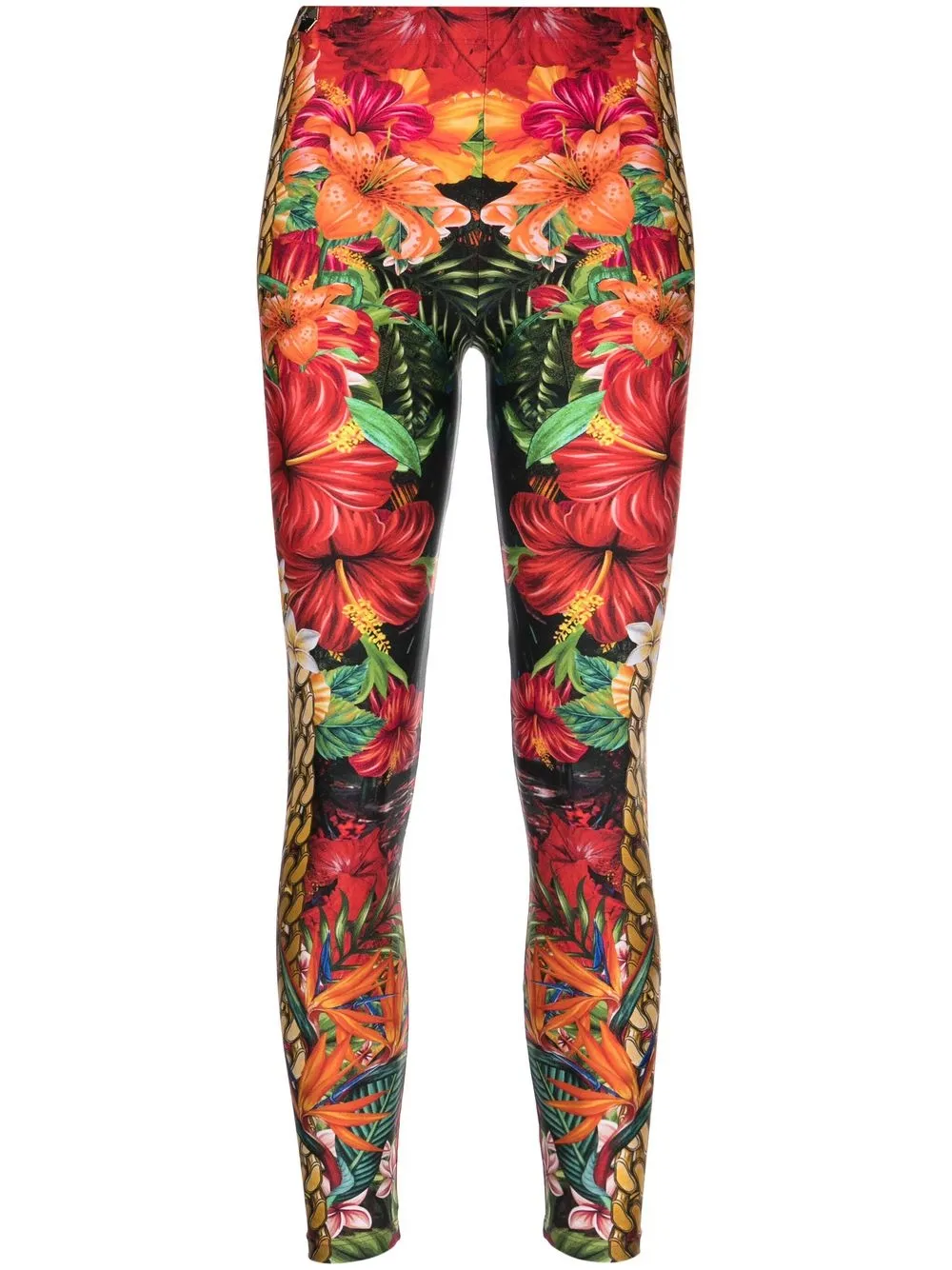 

Леггинсы с принтом Hawaii Philipp Plein, красный