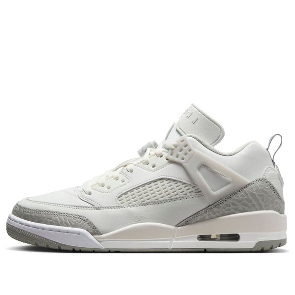 

Кроссовки spizike low 'summit white metallic silver' Air Jordan, белый