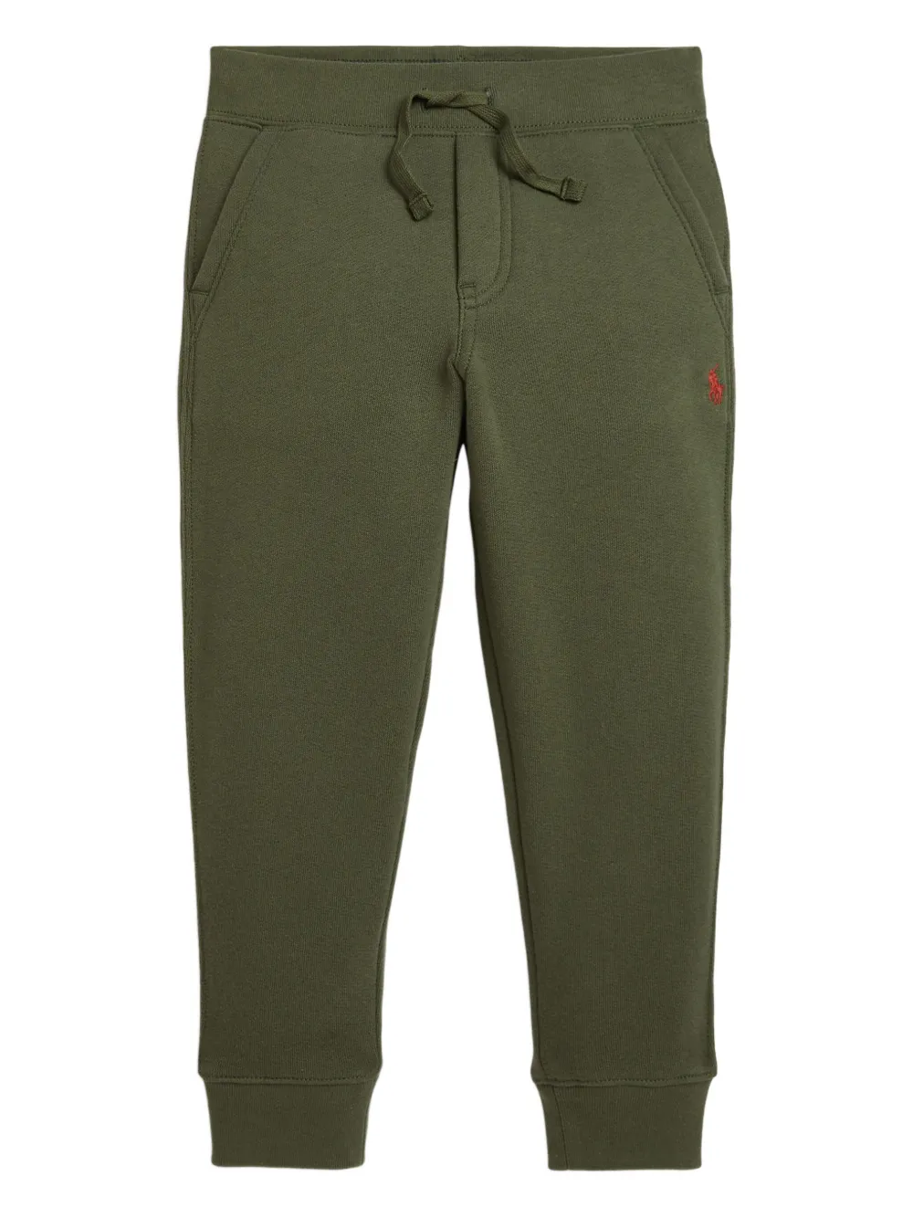 

Брюки с манжетами из флиса POLO RALPH LAUREN KIDS, зеленый