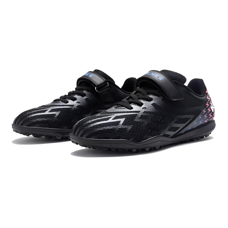 KELME Низкие детские футбольные бутсы black red kids — фото 4