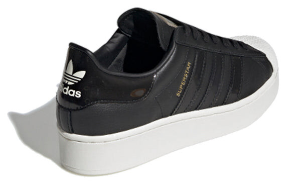 Кроссовки оригиналы суперзвезда смелый Adidas, черный — фото 4