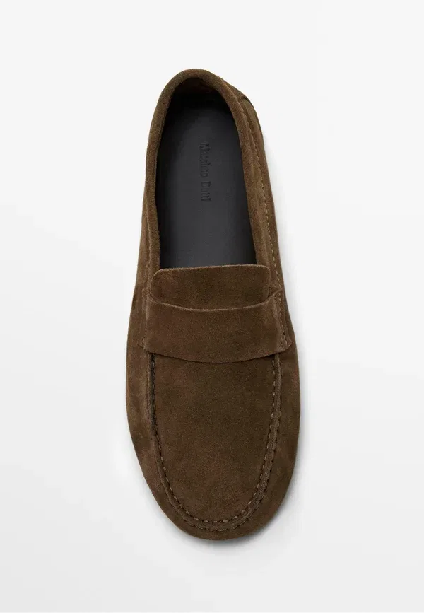 Мокасины Massimo Dutti, коричневый — фото 3