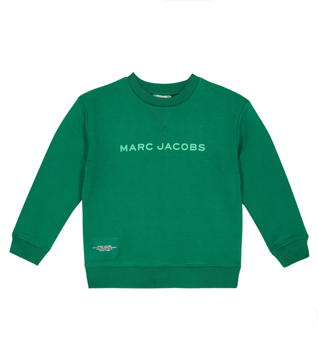 

Толстовка из смесового хлопка с логотипом Marc Jacobs, зеленый