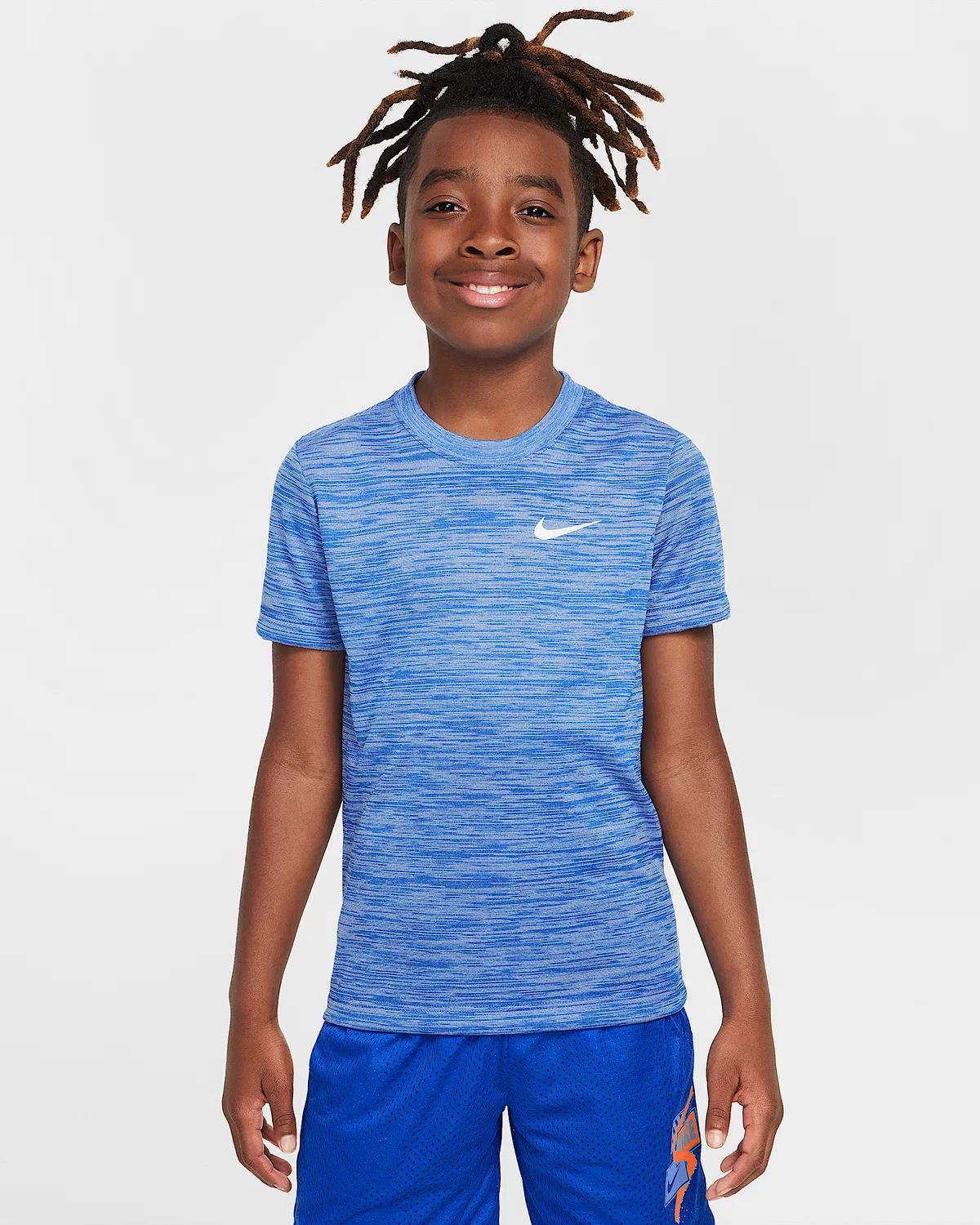 Детская футболка Nike Legend Dri-FIT для тренировок, Game Royal/Pure/Heather