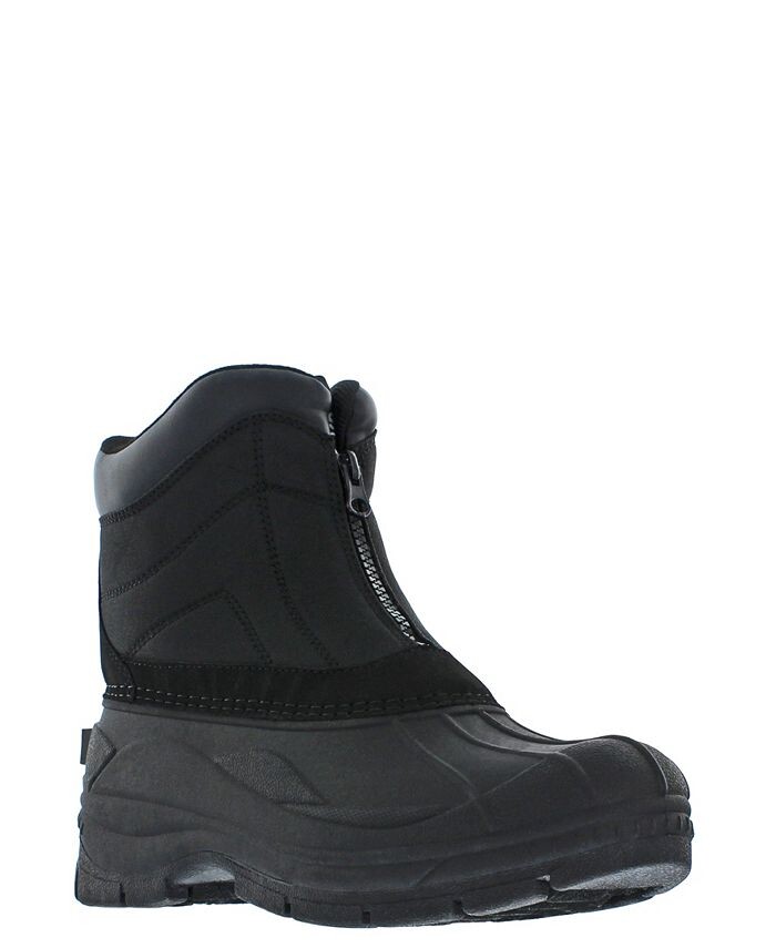 

Мужские походные ботинки Jessie с молнией спереди для холодной погоды Weatherproof Vintage, черный