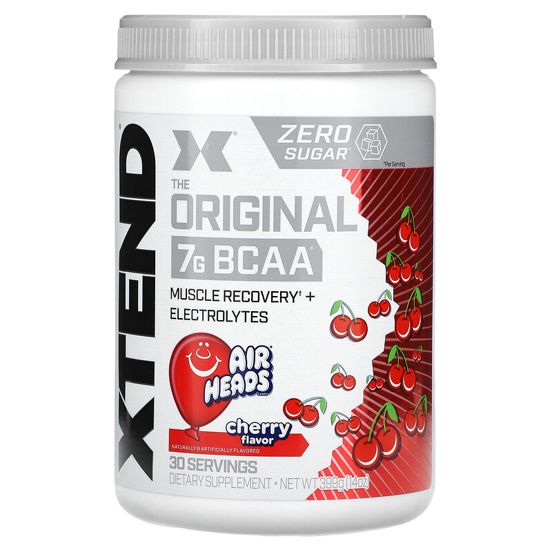 

XTEND, The Original 7G BCAA, вишня Air Heads, 399 г (14 унций)