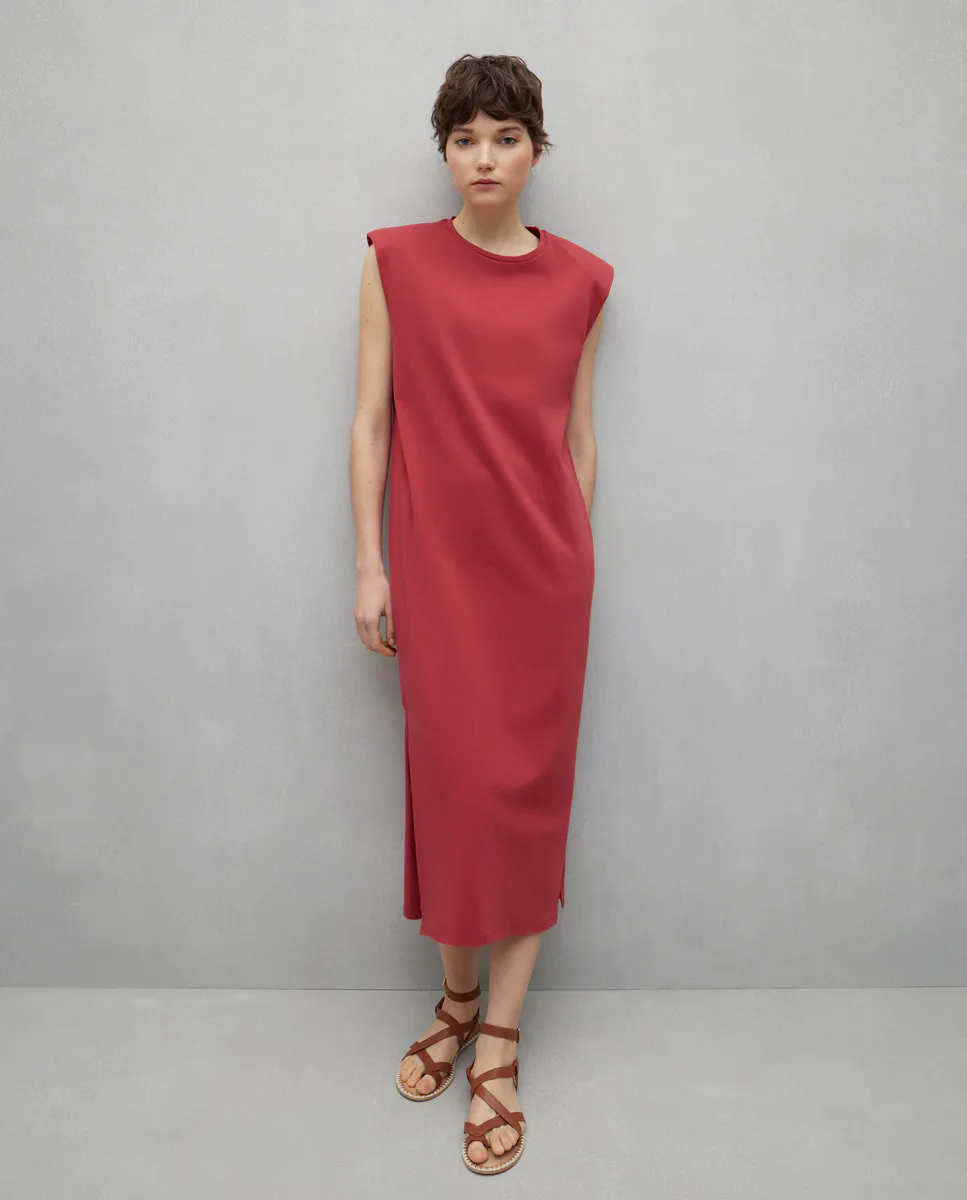 

Однотонное платье без рукавов Easy Wear, цвет 770 Terracota
