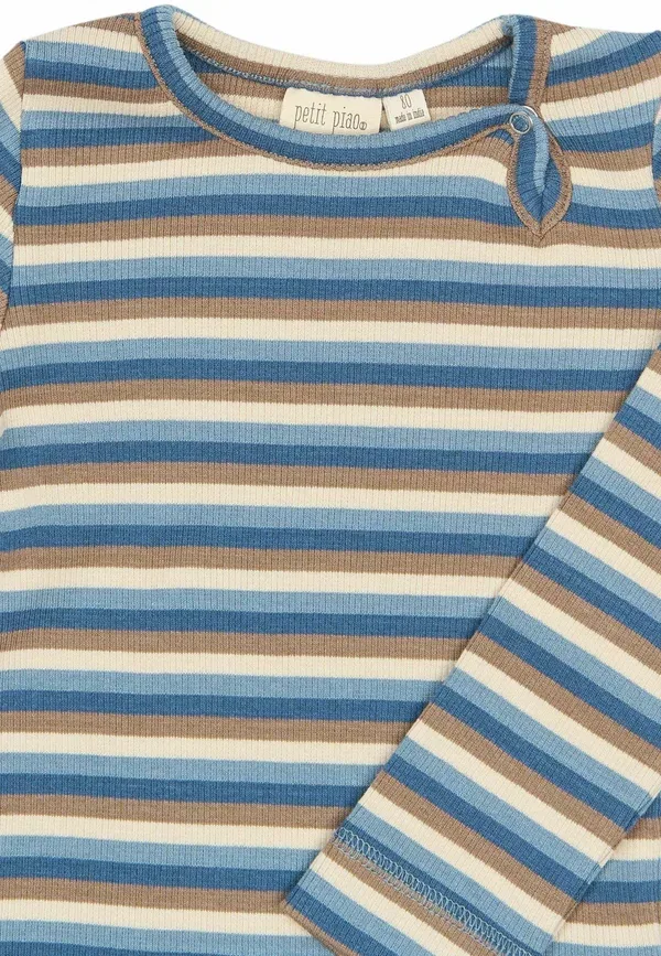 Боди Petit Piao, infinity multistriped, бесконечная многоцветная полоска — фото 3