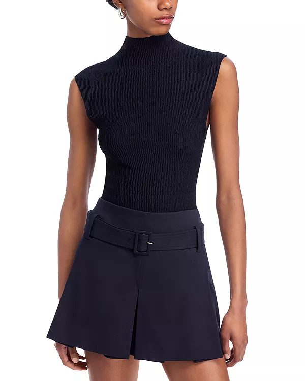 

Топ с высоким воротником Jada A.L.C., синий