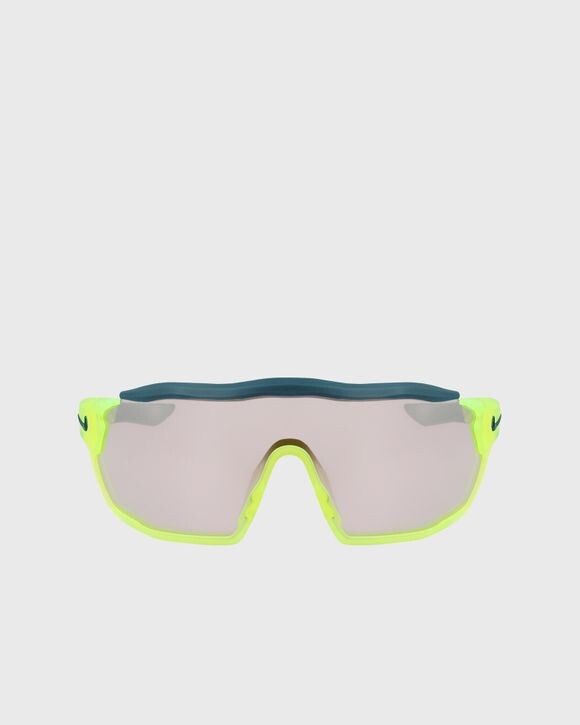 

Солнцезащитные очки Nike Nike Show X Rush E, цвет matte volt/chrome mirror