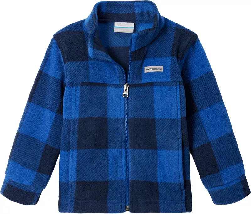 

Флисовая куртка Zing III для мальчиков Columbia для малышей, цвет Mountain Blue Check