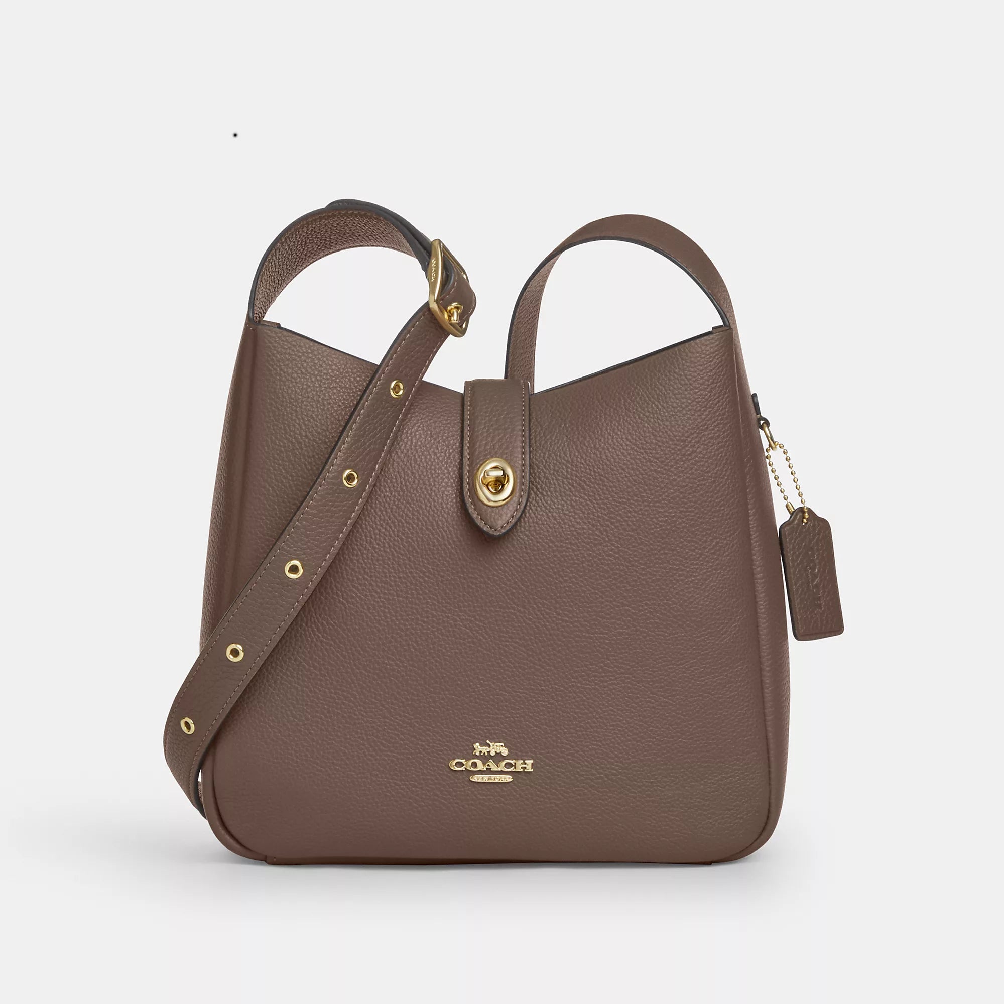 

Coach Outlet Hadley Сумка-трансформер через плечо, цвет gold/dark stone
