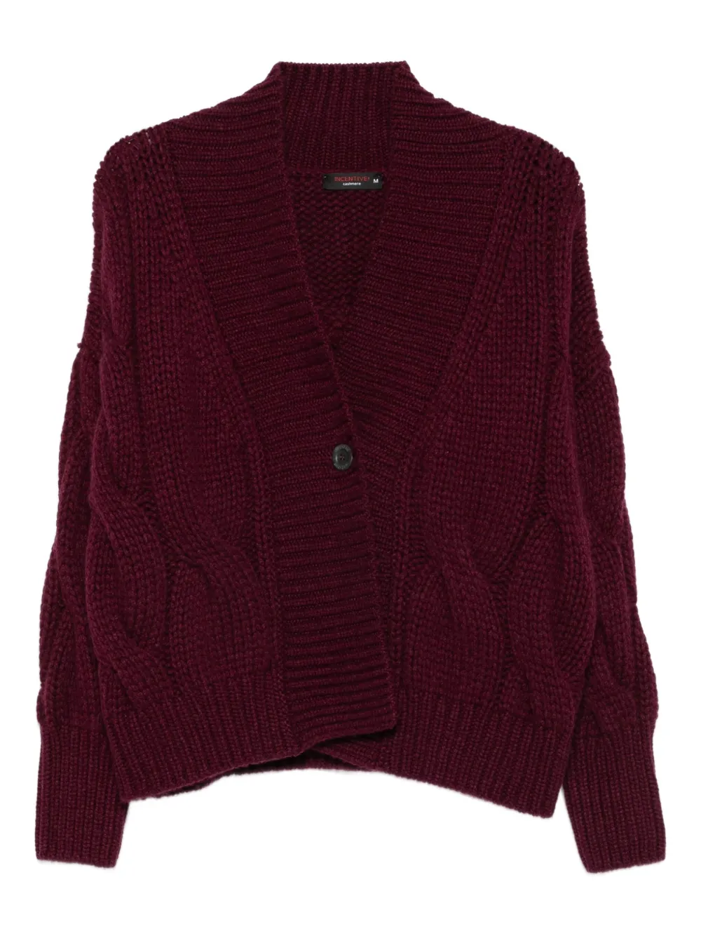 

Кашемировый кардиган фактурной вязки Incentive! Cashmere, фиолетовый